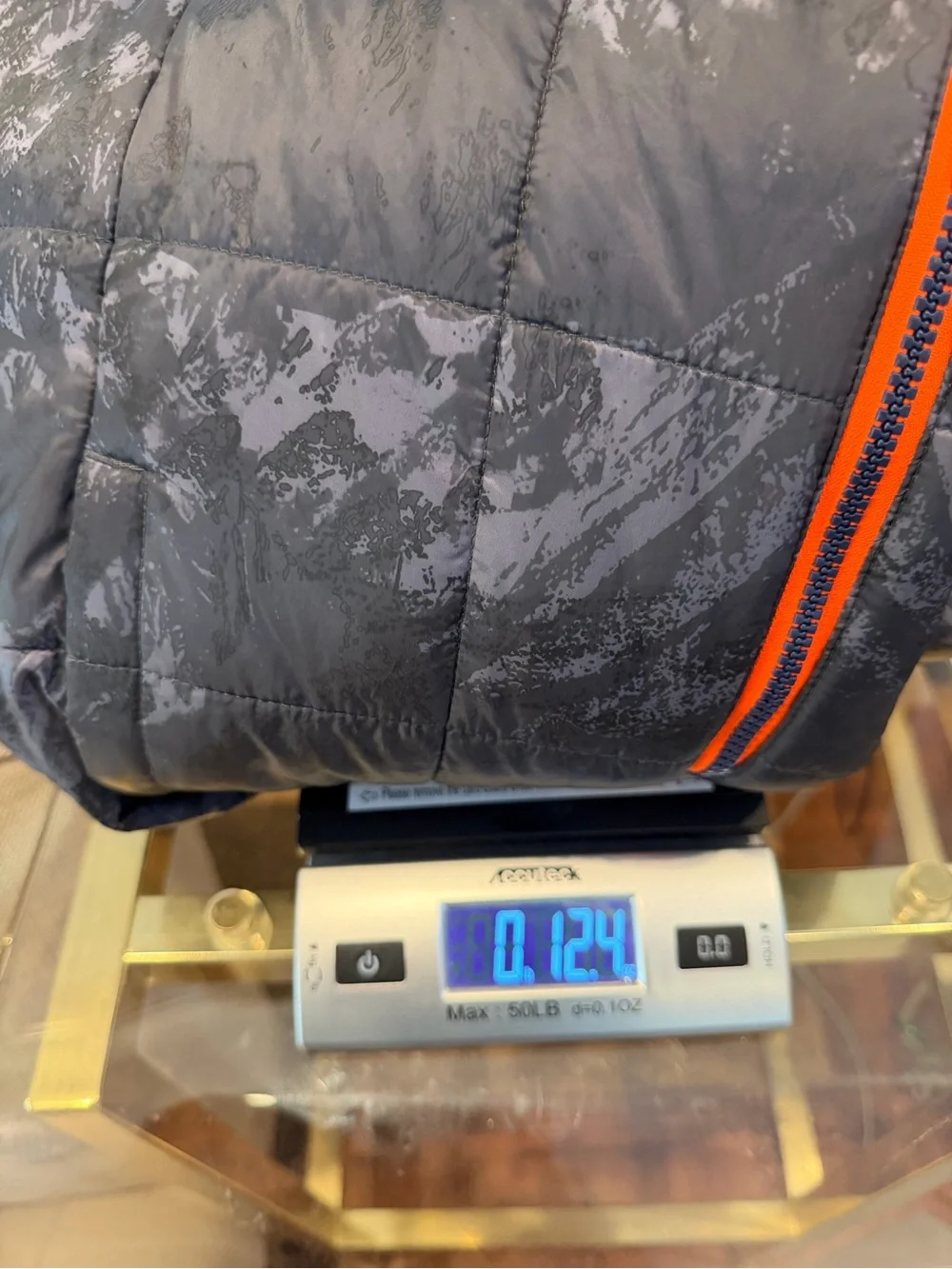 Gerry Jacket Youth L quilted jacket a dark abstract pattern contrast Full Zipper